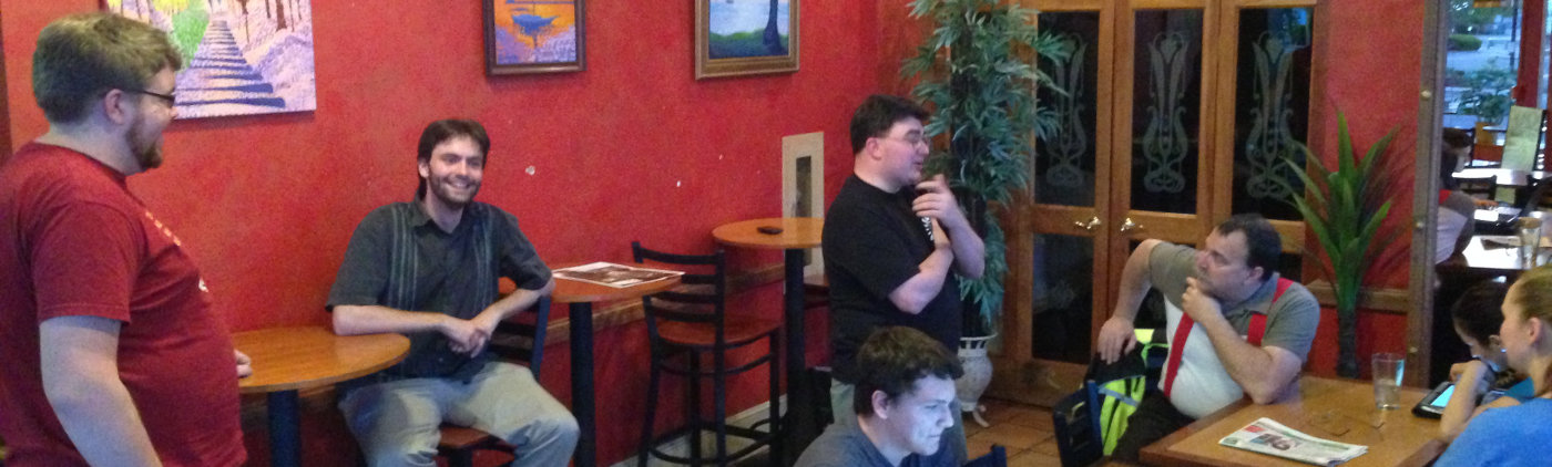 Group meeting at The Coffee Exchange